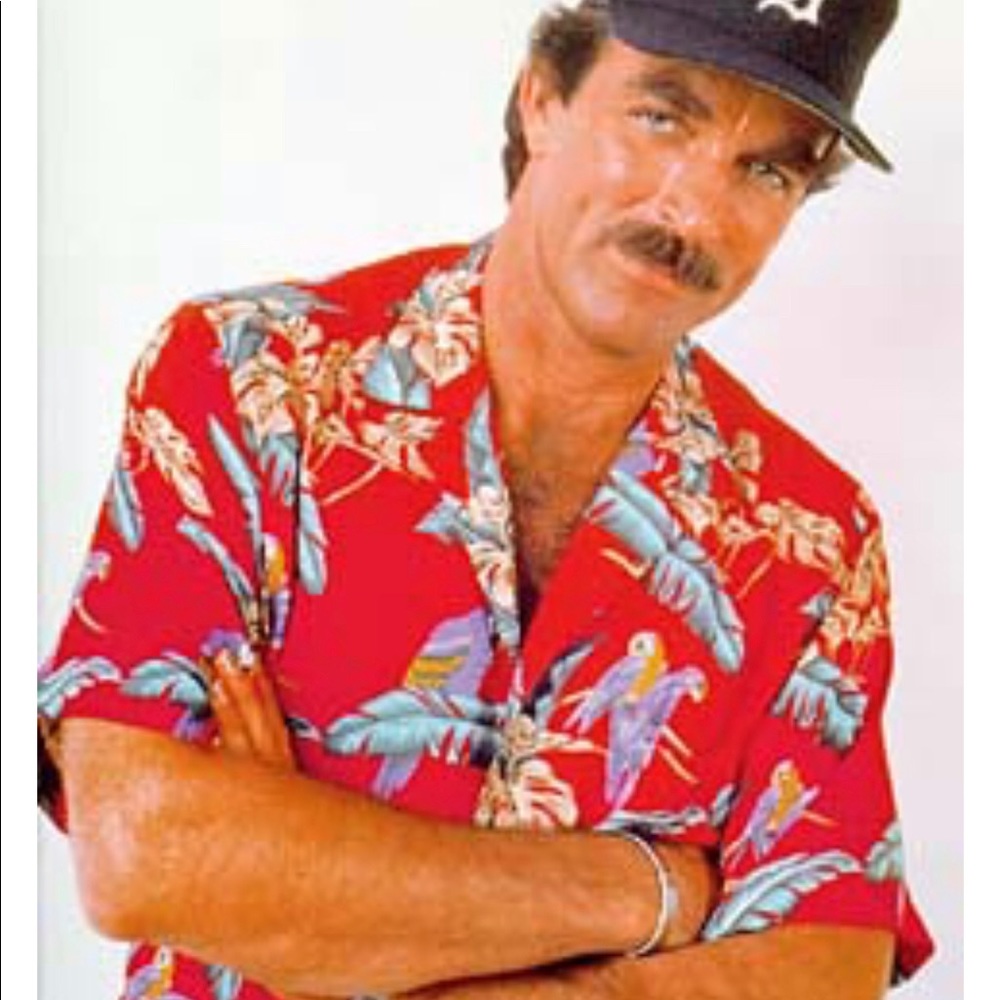 Vintage Paradise Found JungleBird Selleck MagnumPI